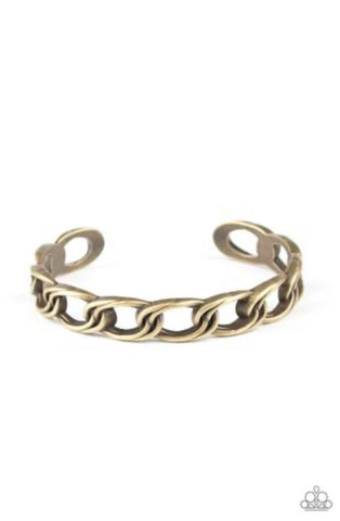 Link Tank- Brass Bracelet