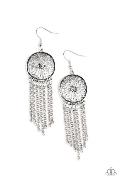 Blissfully Botanical- Silver Earrings