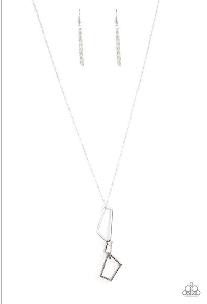 Shapely Silhouettes- Silver Necklace