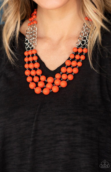 A La Vogue- Orange Necklace