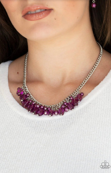 5th Avenue Flirtation- Purple Necklace