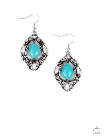 Southern Fairytale- Blue Earrings