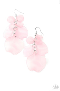 Fragile Florals-    Pink Earrings