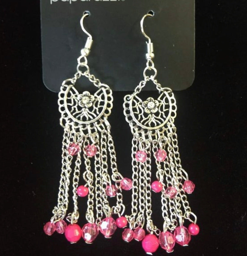 Daisy Daydream- Pink Earrings