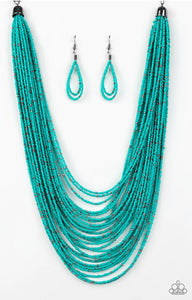 Rio Rainforest- Blue Necklace