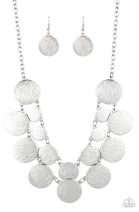 Stop And Reflect- Silver Necklace