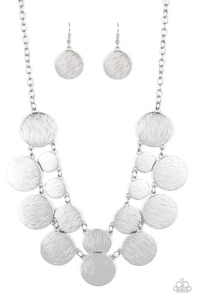 Stop And Reflect- Silver Necklace