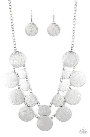 Stop And Reflect- Silver Necklace