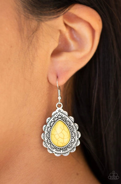 Mesa Mustang- Yellow Earrings