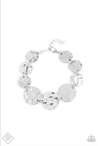 Rustic Reflections- Silver Bracelet