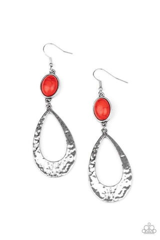 Badlands Baby- Red Earrings