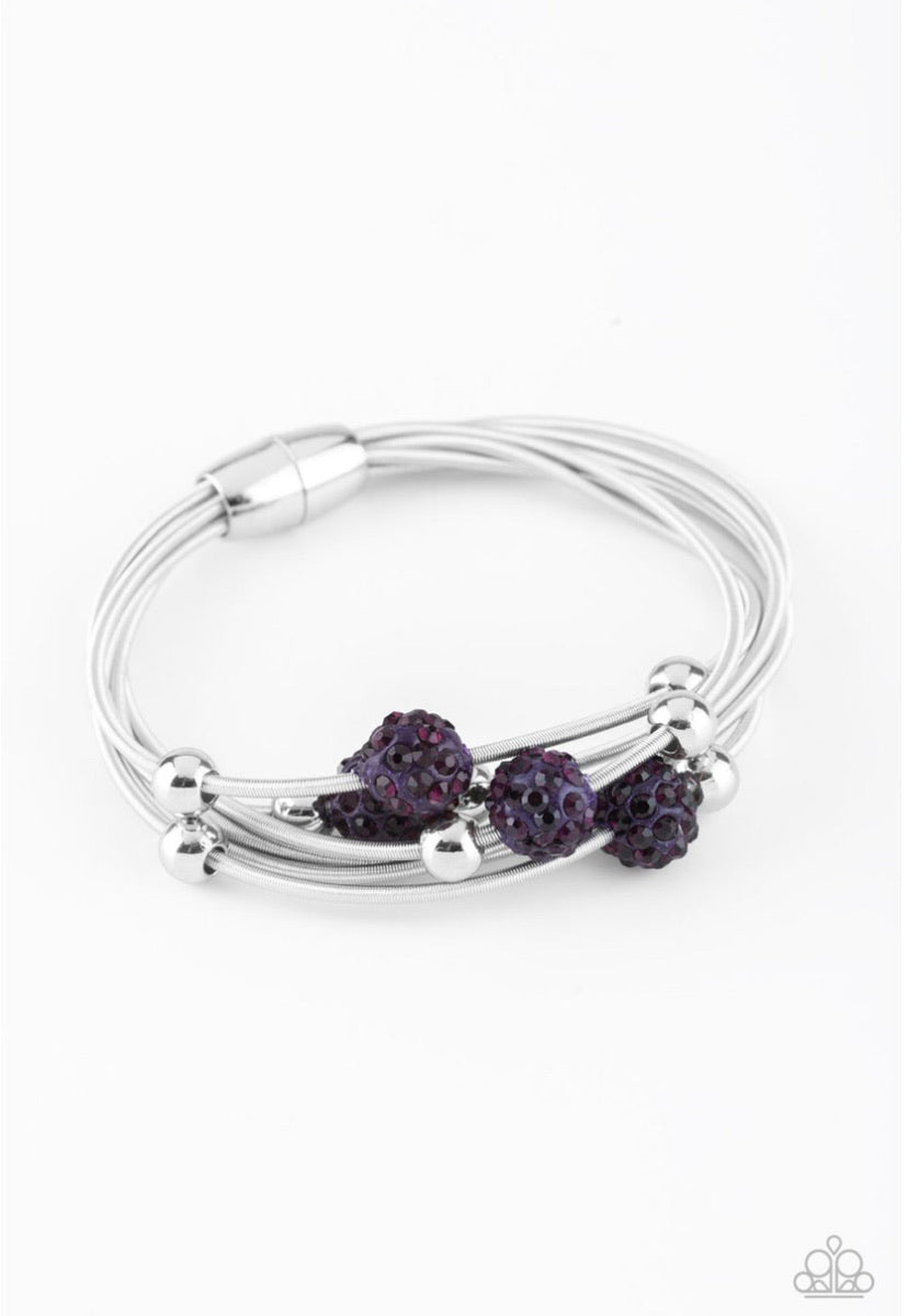 Marvelously Magnetic- Purple Bracelet