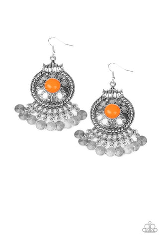 Rural Rhythm- Orange Earrings