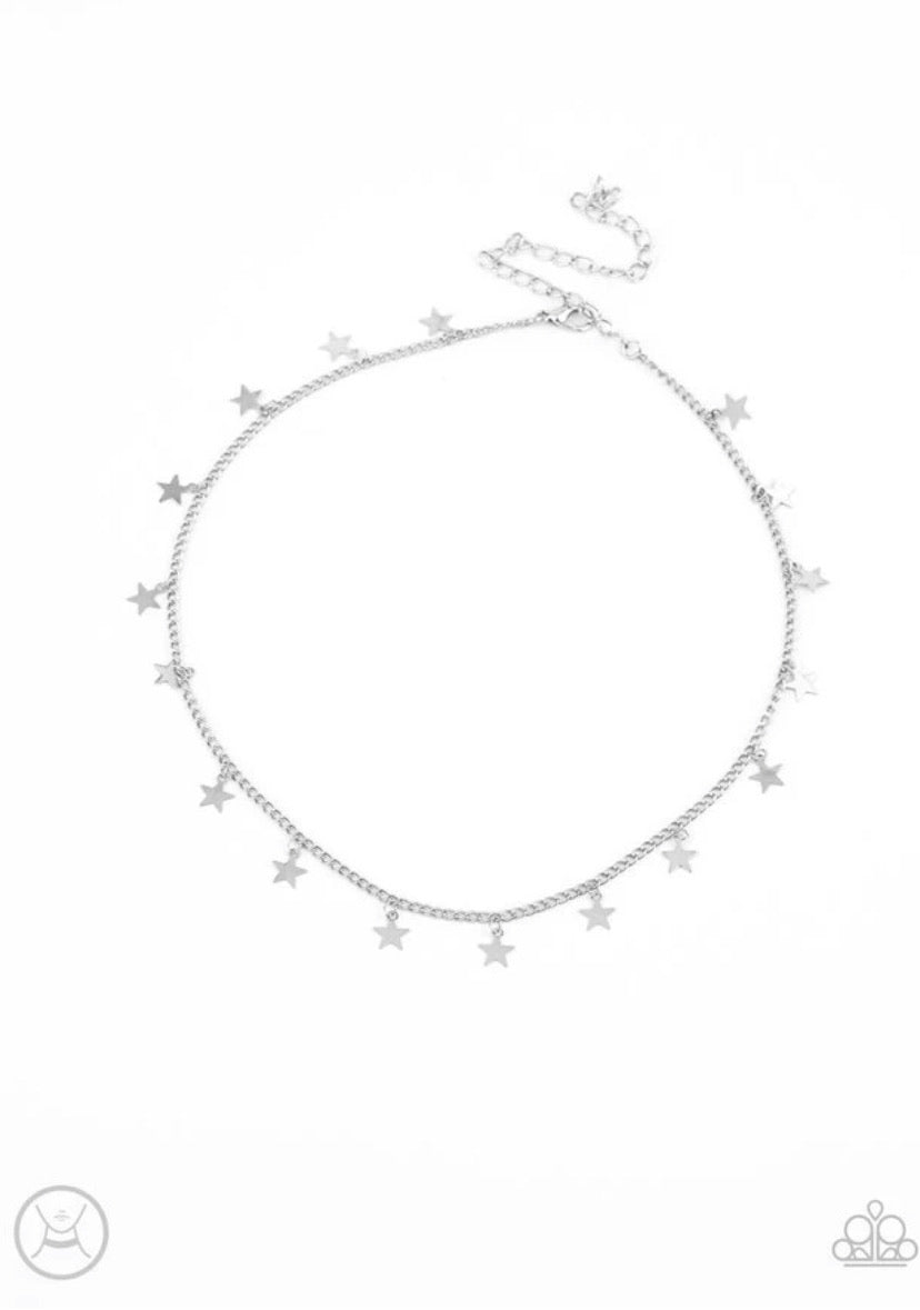 Starry Skies- Silver Necklace