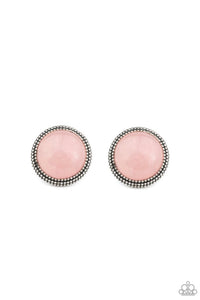 Desert Dew- Pink Post Earrings