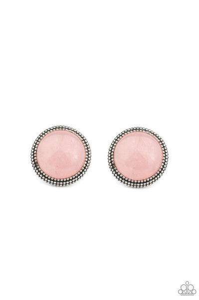 Desert Dew- Pink Post Earrings