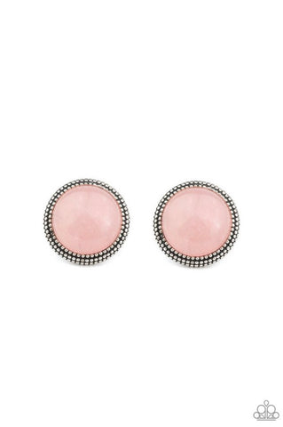 Desert Dew- Pink Post Earrings