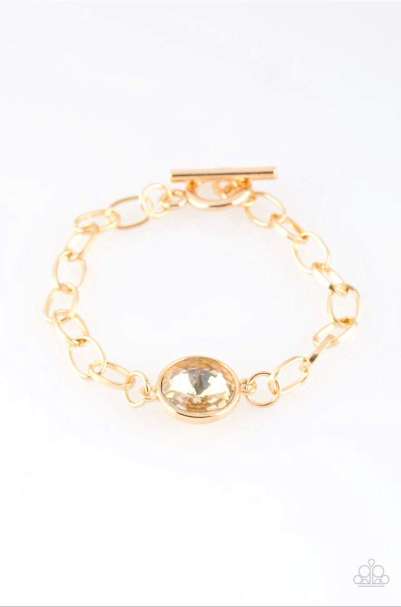 All Aglitter- Gold Bracelet