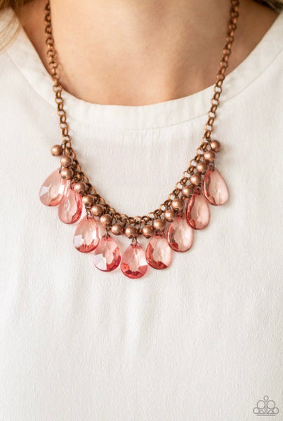 Fashionista Flair- Copper Necklace