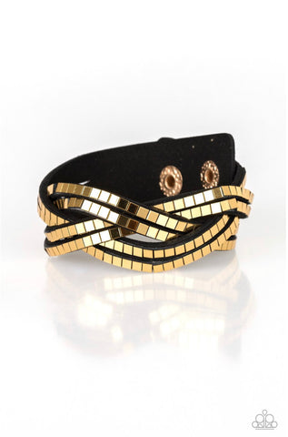 Looking for Trouble- Gold Urban Bracelet