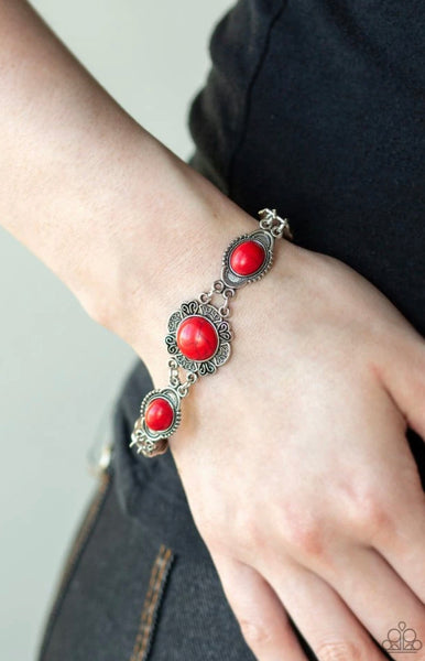 Serenely Southern- Red Bracelet