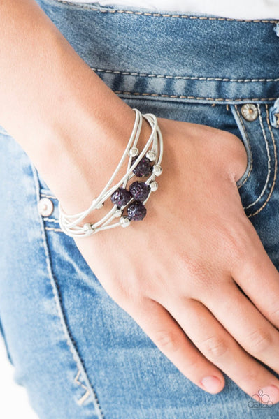 Marvelously Magnetic- Purple Bracelet