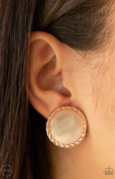 Get Up And Glow- Rose Gold Earrings