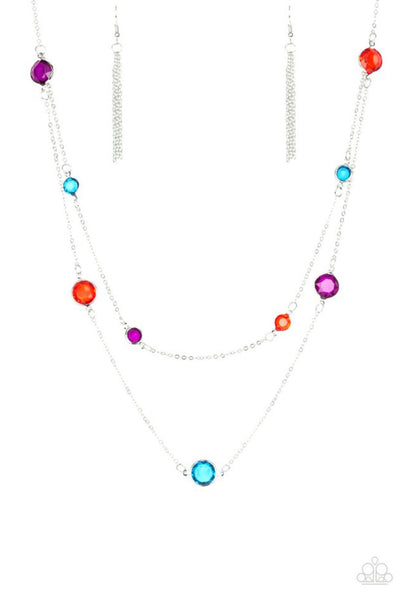 Raise Your Glass- Multi Necklace