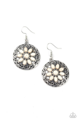 Mesa Oasis- White Earrings