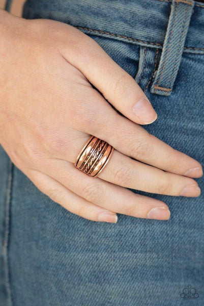 Let It Layer- Copper Ring