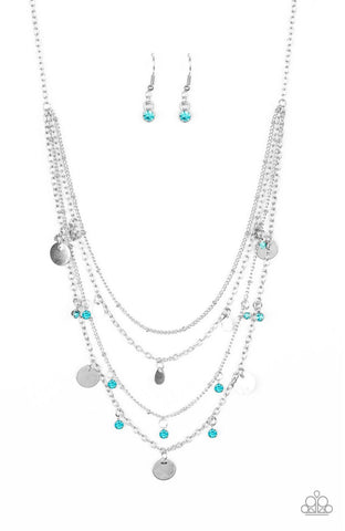 Classic Class Act- Blue Necklace