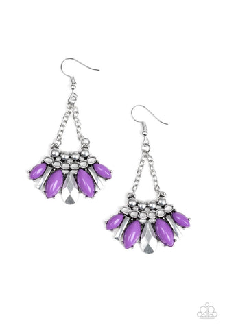 Terra Tribe- Purple Earrings