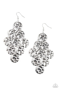 Metro Trend- Silver Earrings