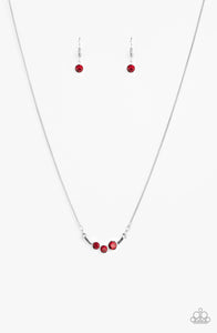 Sparkling Stargazer- Red Necklace