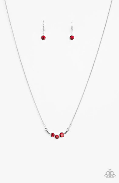 Sparkling Stargazer- Red Necklace