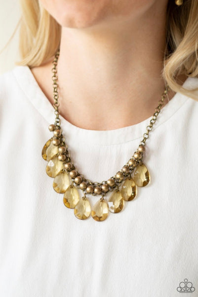 Fashionista Flair- Brass Necklace