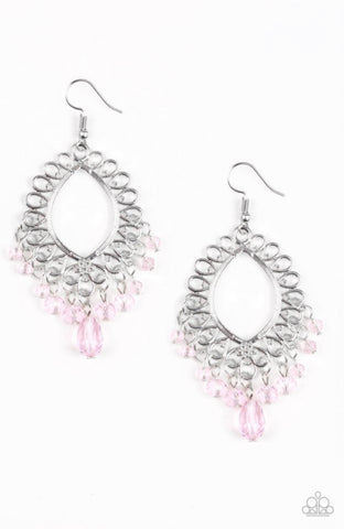 Just Say Noir- Pink Earrings