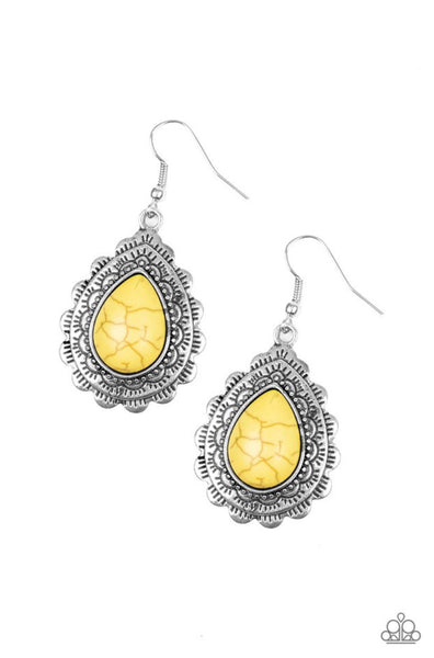 Mesa Mustang- Yellow Earrings