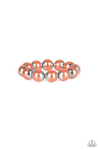 One Woman Show-Stopper- Orange Bracelet