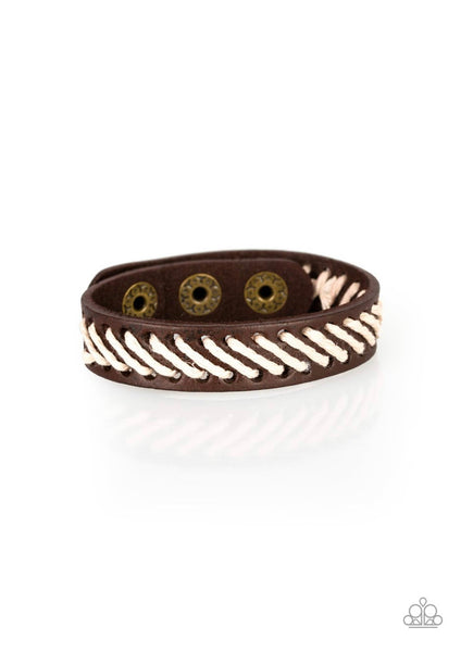 Watch Your Backpacker- Brown Urban Bracelet