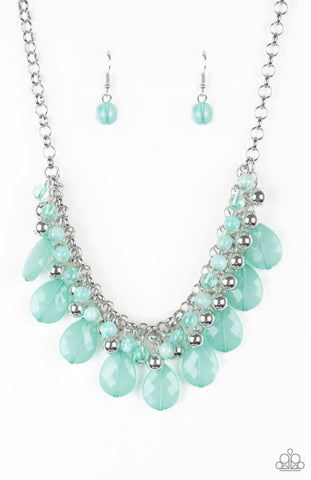 Trending Tropicana- Green Necklace