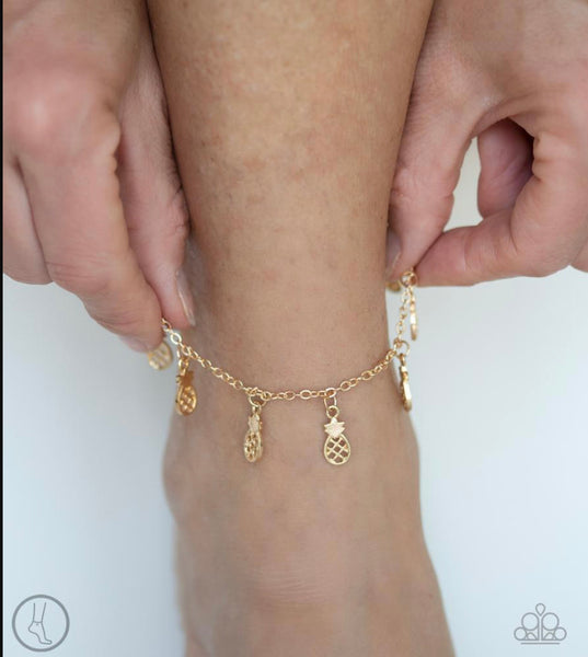 Sand and Sunshine- Gold Anklet