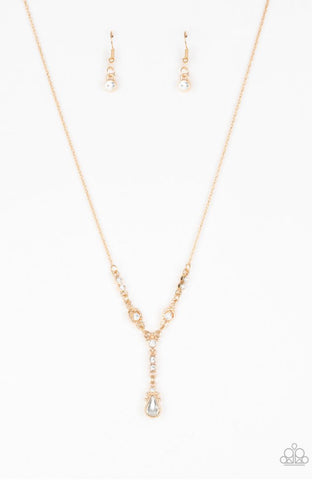 Diva Dazzle- Gold Necklace