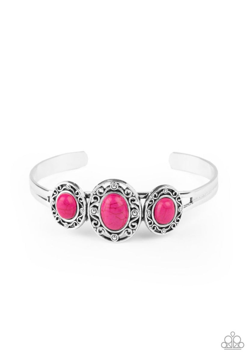 Stone Sage- Pink Bracelet