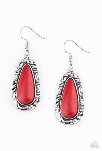 Cruzin’ Colorado- Red Earrings