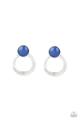 Glow Roll- Blue Post Earrings