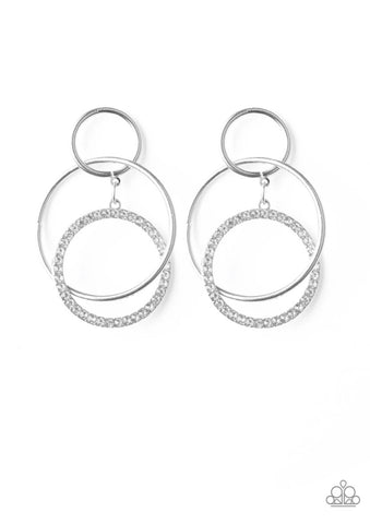 Metro Bliss- White Post Earrings