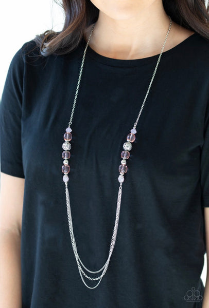 Native New Yorker- Pink Necklace