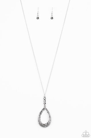 Red Carpet Royal- Silver Necklace