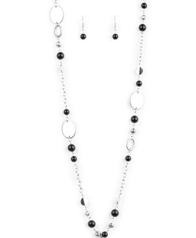 Serenity Springtime- Black Necklace